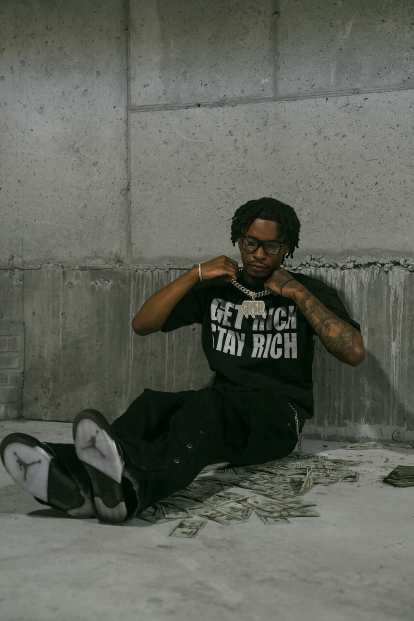 BLACK GET RICH STAY RICH TEE